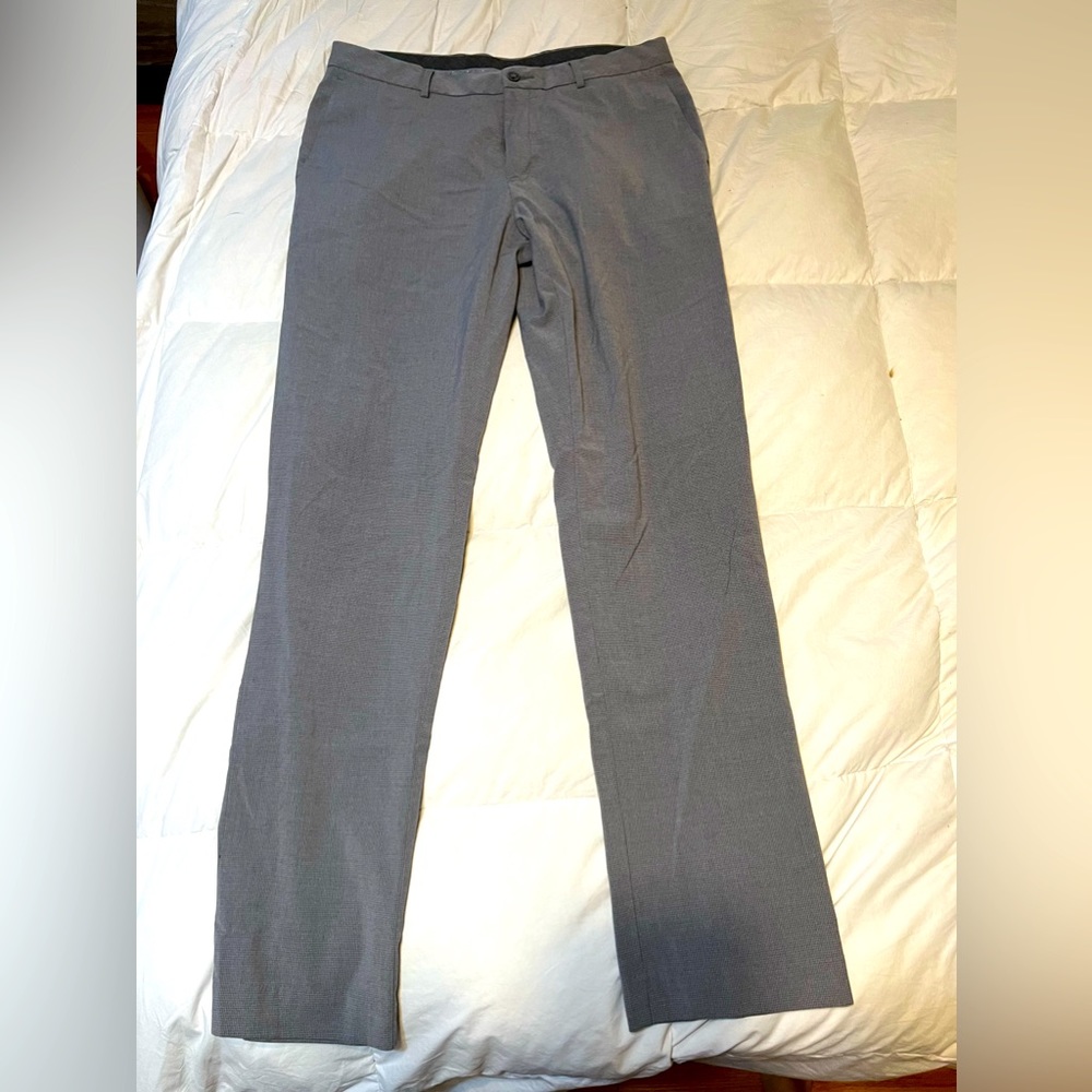 Mens very small plaid print dress pants
